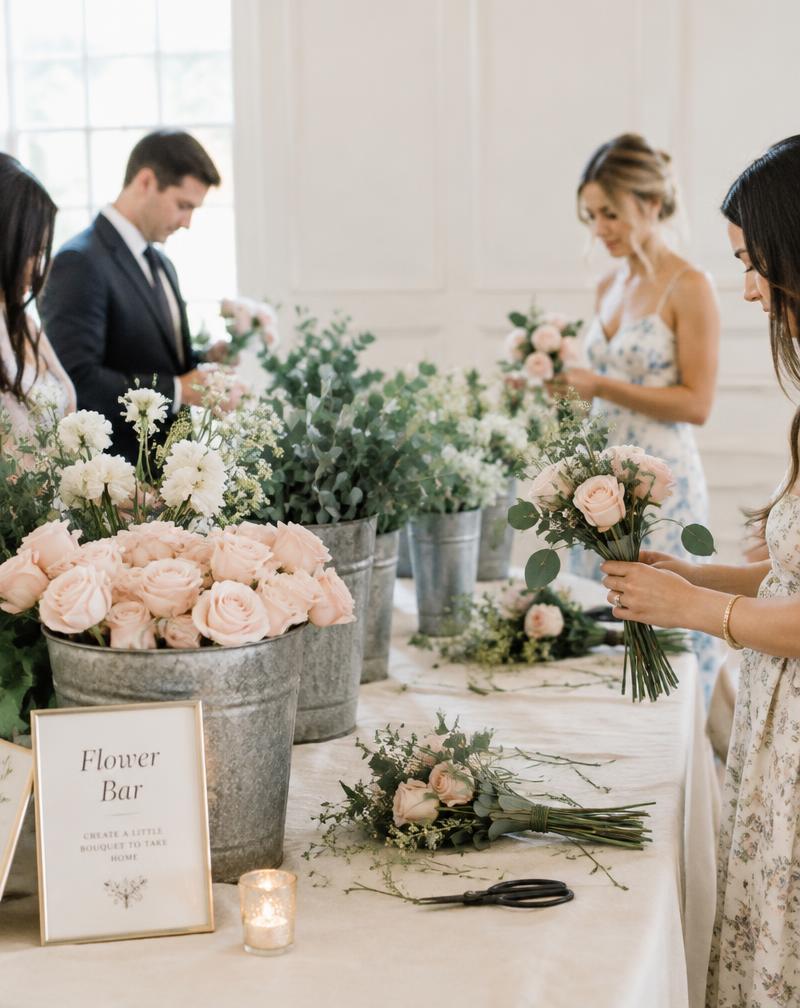 Flower Bar live station at a Toronto event