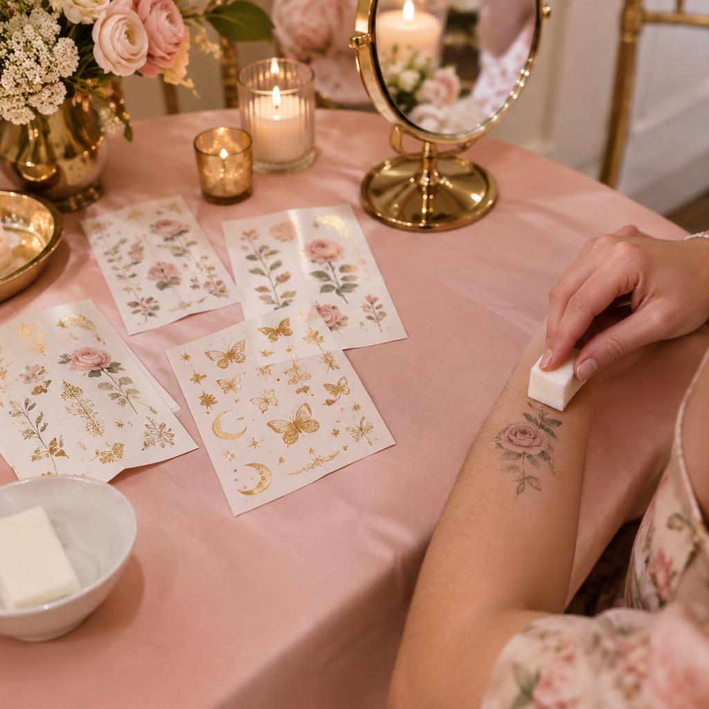 Tattoo Sticker Station live station at a Toronto event